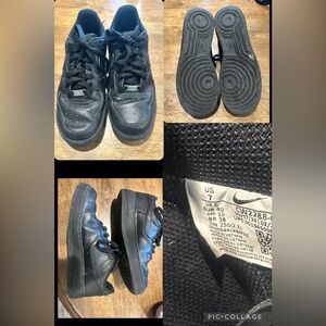 Nike Air Force 1 '07 Low "Black/Black" Men's Shoe size 7